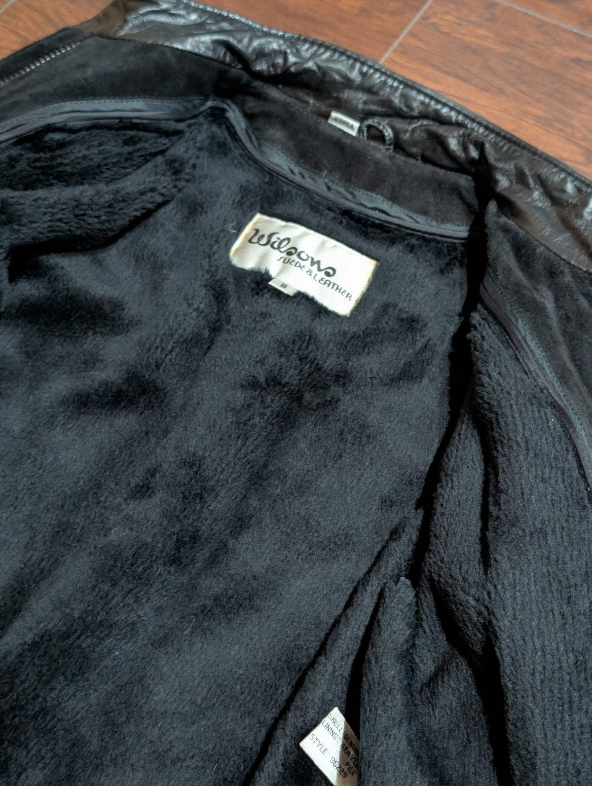 Vintage 1980s Wilsons Suede & Leather Bomber Jacket Size 8 (Fits M)