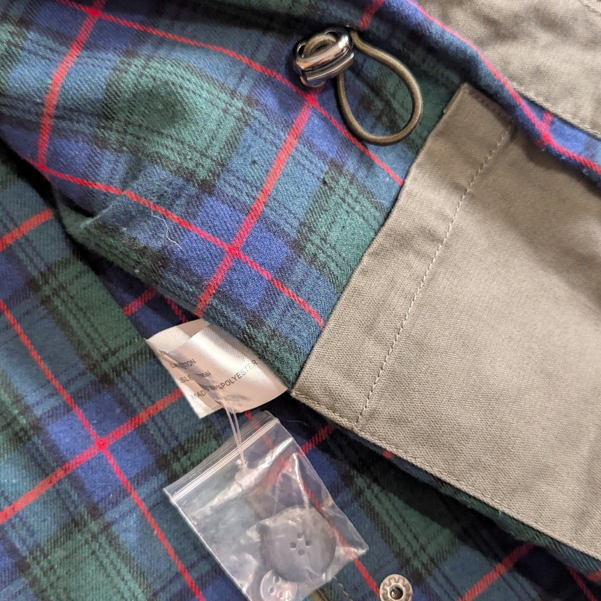 Peter Manning Olive Green Corduroy Collar Flannel Lined Barn Jacket Size 1 (XS)