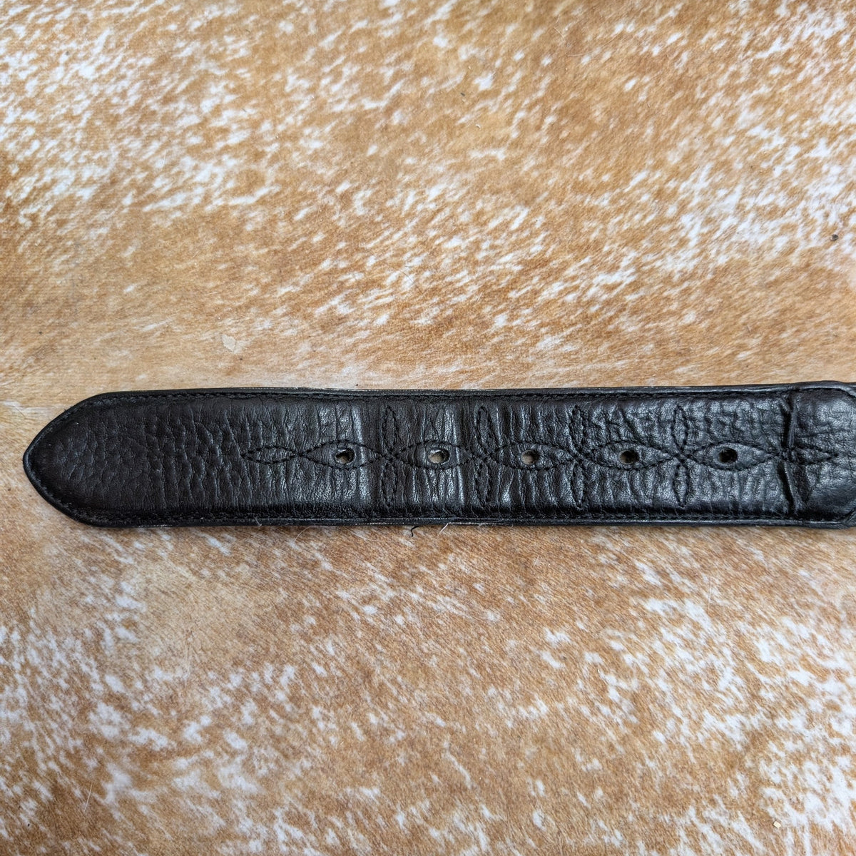 Vintage 1990s Black and Brown Resistol Belt Size 34
