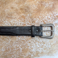 Vintage 1990s Black and Brown Resistol Belt Size 34