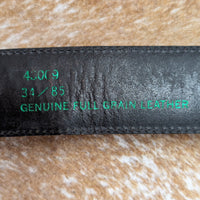 Vintage 1990s Black and Brown Resistol Belt Size 34