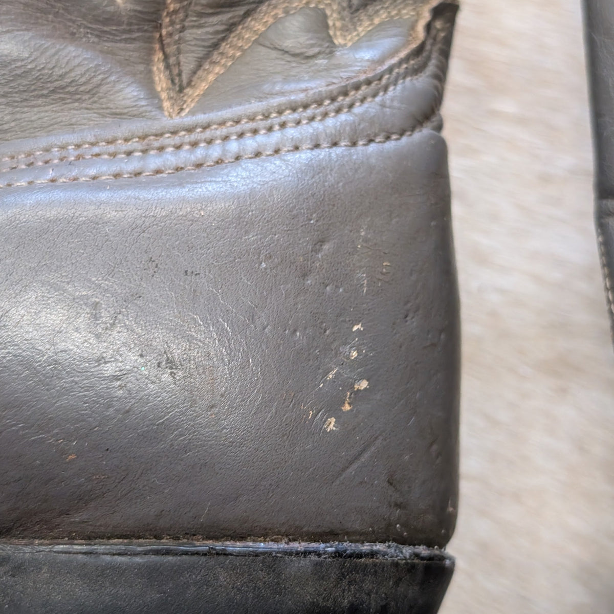 Mens Vintage 1970s Grey Wrangler Cowboy Boots Size 9D