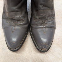 Mens Vintage 1970s Grey Wrangler Cowboy Boots Size 9D
