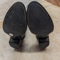 Mens Vintage 1970s Grey Wrangler Cowboy Boots Size 9D