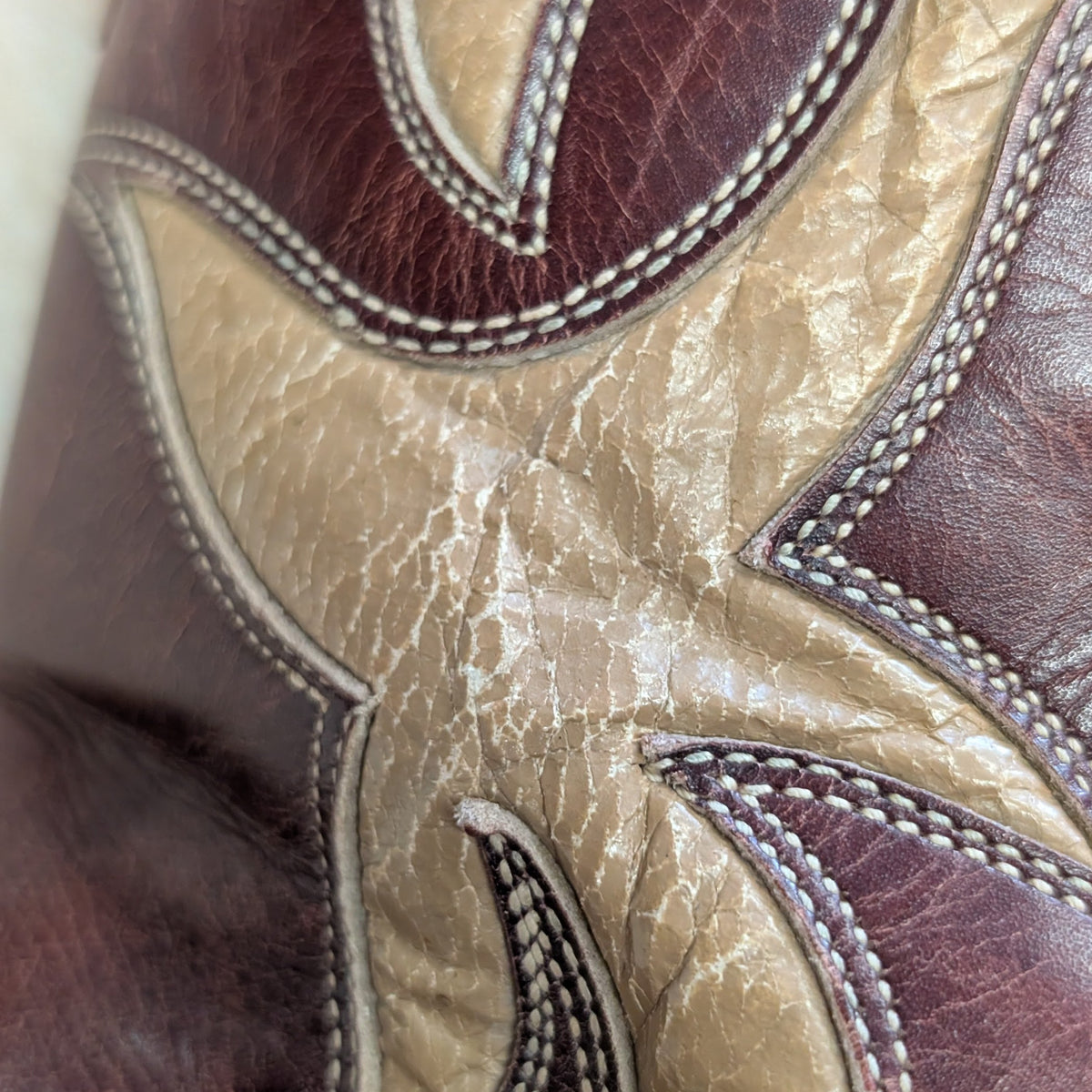 Vintage 1970s Oxblood Nocona Cowboy Boots Size 8