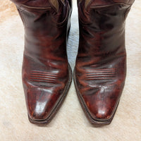 Vintage 1970s Oxblood Nocona Cowboy Boots Size 8