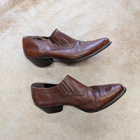 Vintage 1990s Brown Durango Western Cowboy Ankle Booties Size 9.5M