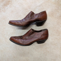 Vintage 1990s Brown Durango Western Cowboy Ankle Booties Size 9.5M