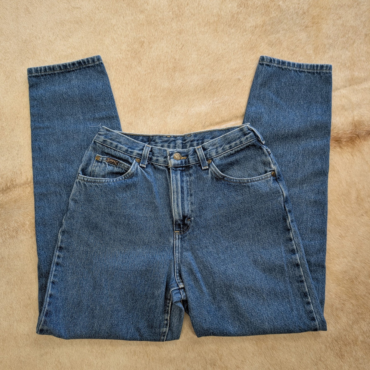 Vintage 1990s High Rise Mom Fit Straight Leg Lee Riders Jeans Size 6