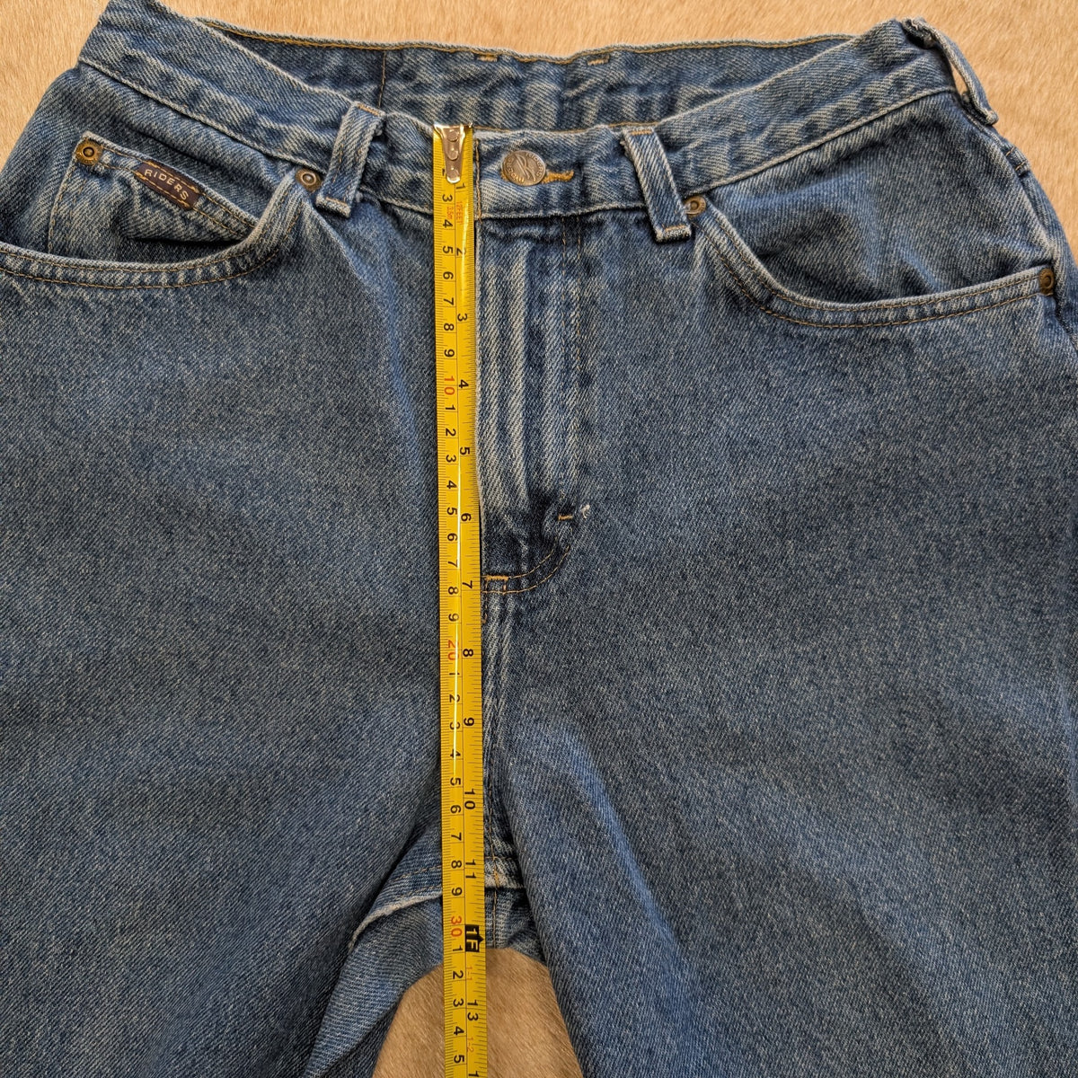 Vintage 1990s High Rise Mom Fit Straight Leg Lee Riders Jeans Size 6
