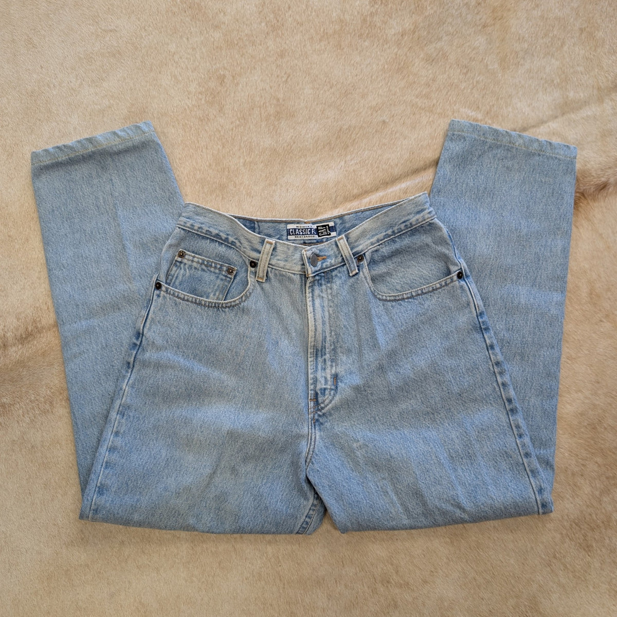 Vintage 1990s High Rise Straight Leg Gap Ankle Jeans Size 10