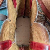 Handmade Red Leather Fringe Shoulder Bag