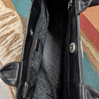 Vintage 1990s Black Leather Furla Bag