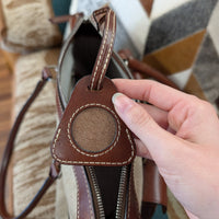Dooney & Bourke Khaki And Brown Bag