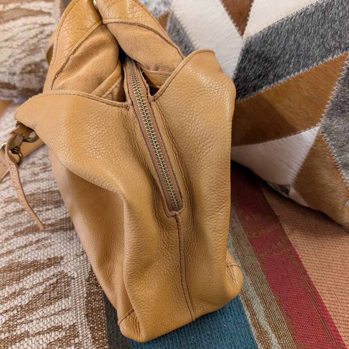 Tan American Leather Co Bag