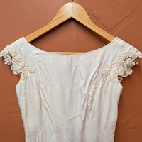 Handmade Vintage Lace Dress Size XS