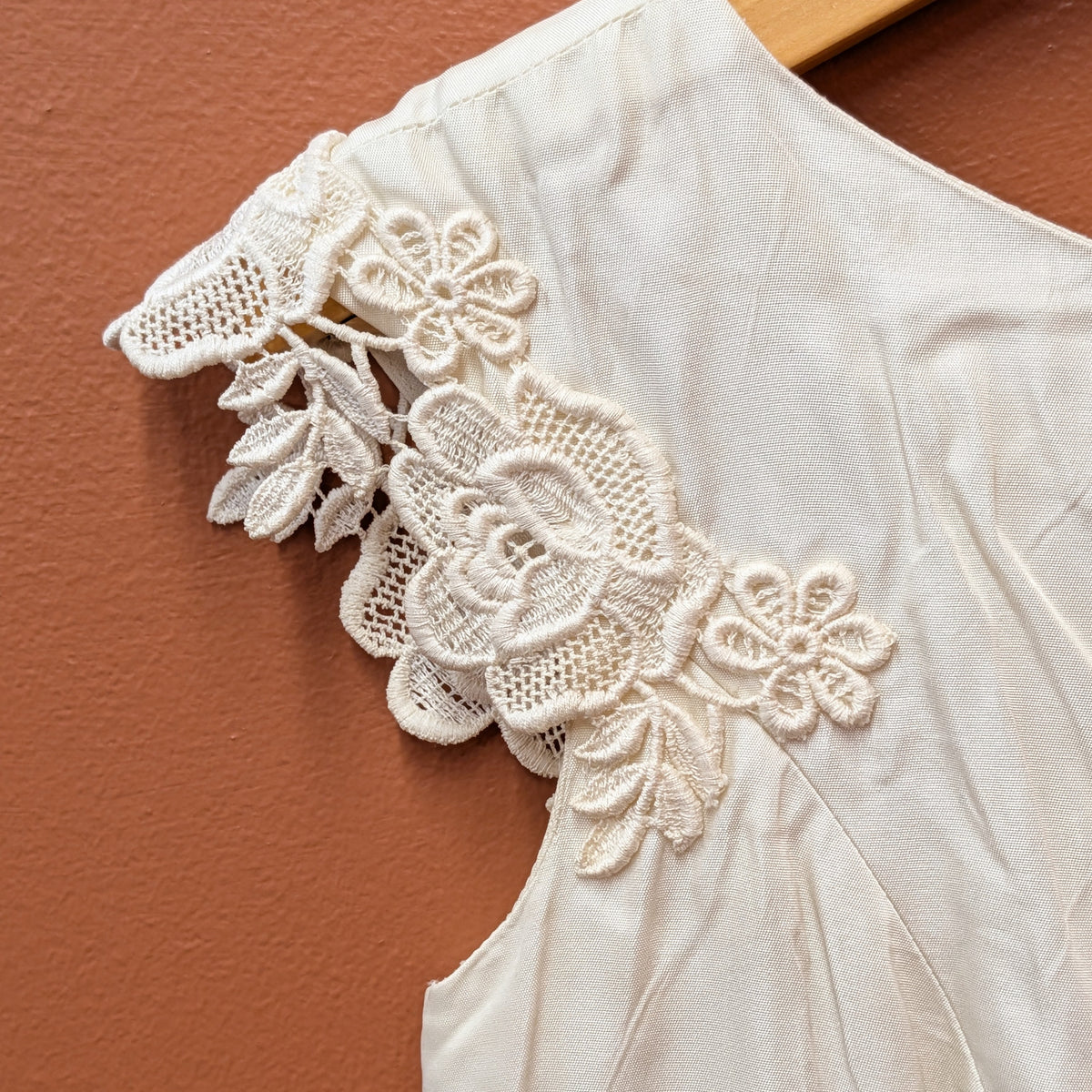 Handmade Vintage Lace Dress Size XS