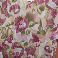 Moda International Silk Floral Midi Dress Size 6