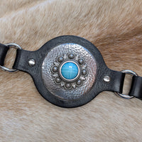 Black Ariat Concho Wrap Belt Size M