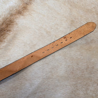 Vintage 1980s Black Genuine Lizard Skin Belt Size 30