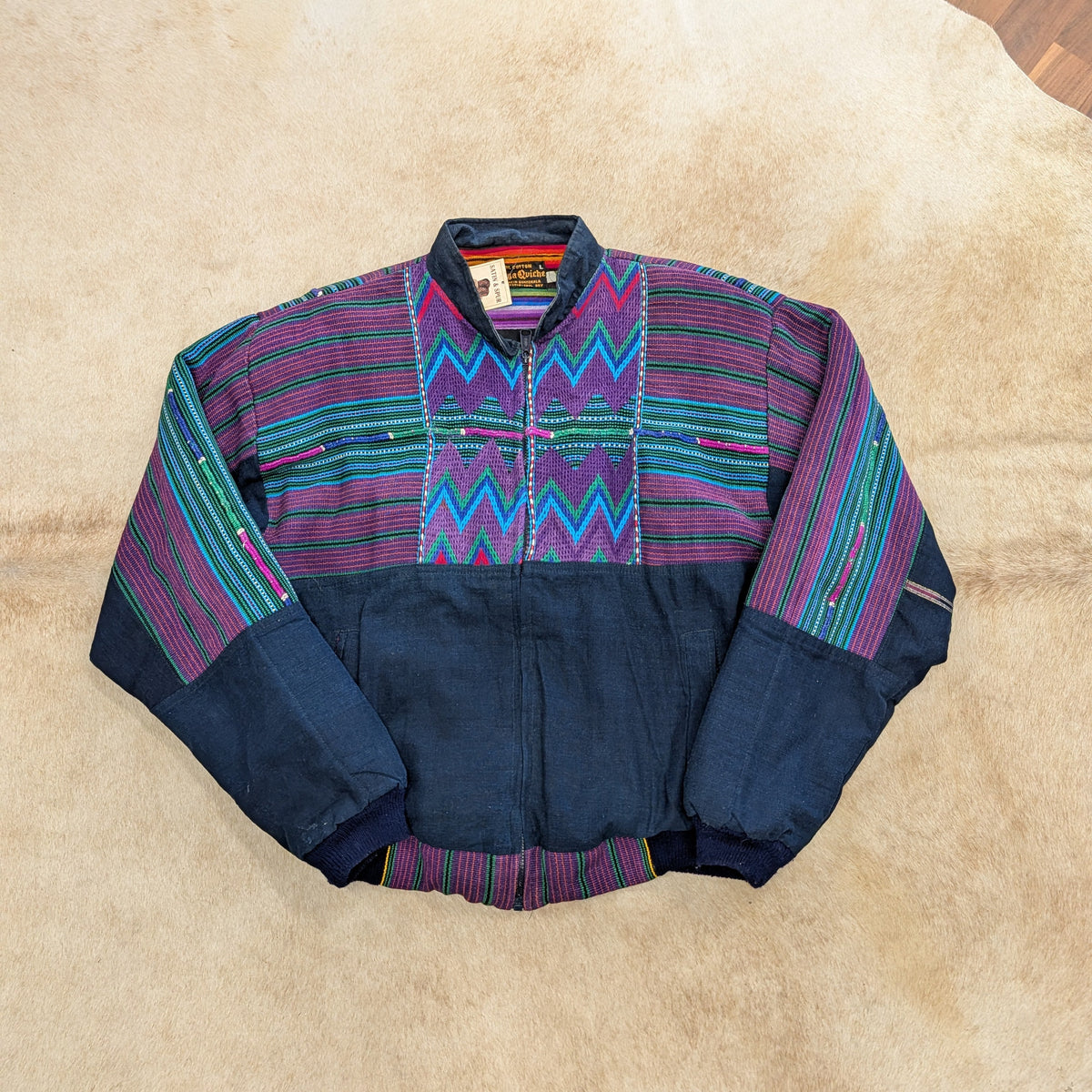 Vintage Guatemalan Bomber Jacket Size L