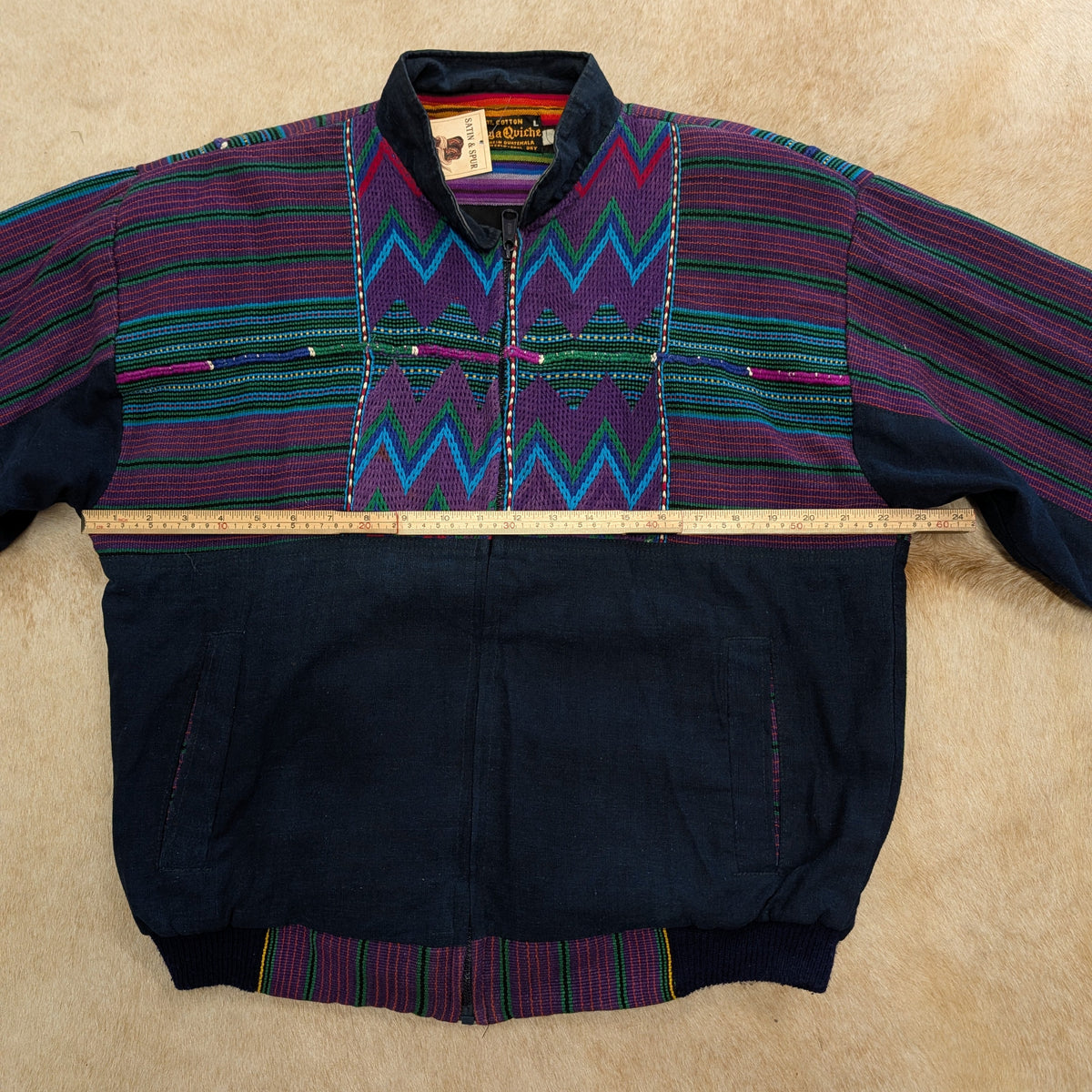 Vintage Guatemalan Bomber Jacket Size L