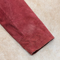 Red Suede Van Heusen Jacket Size M