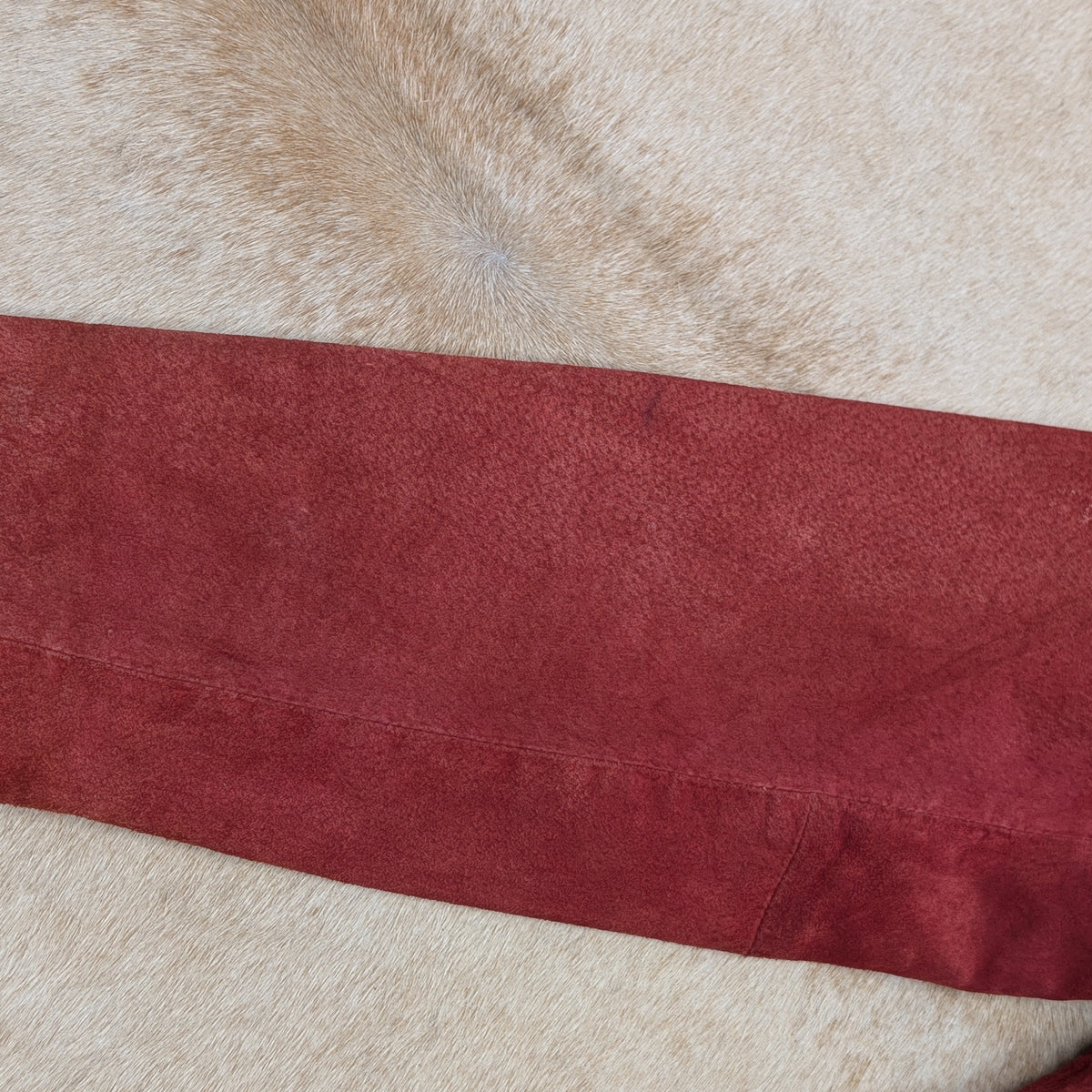 Red Suede Van Heusen Jacket Size M
