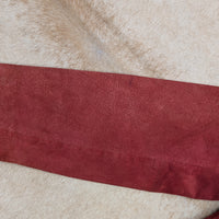 Red Suede Van Heusen Jacket Size M