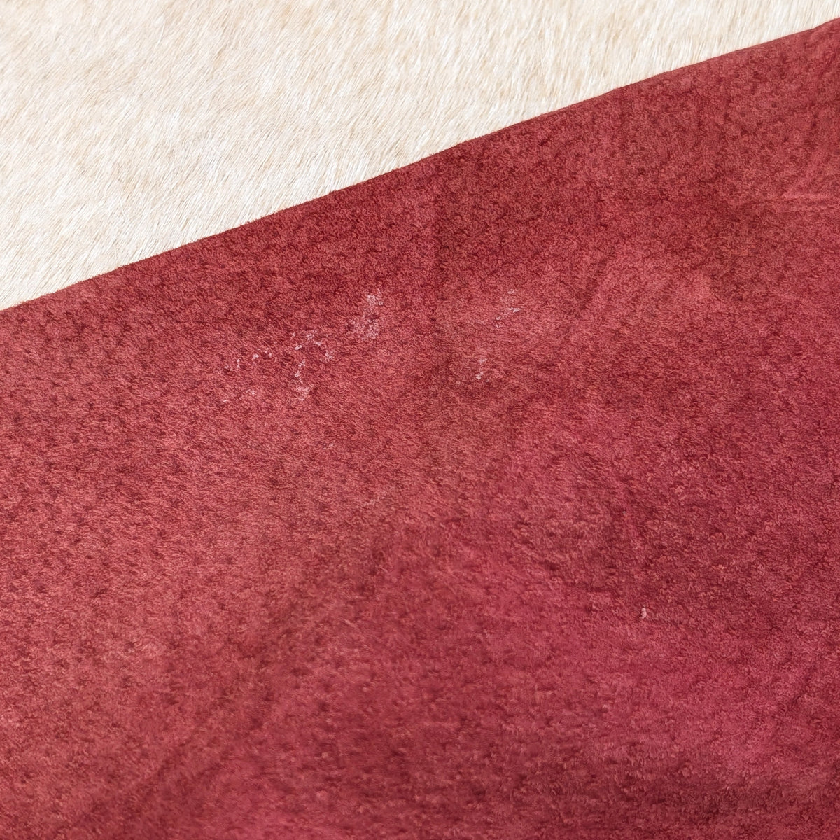 Red Suede Van Heusen Jacket Size M