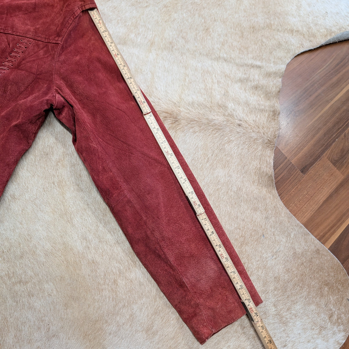 Red Suede Van Heusen Jacket Size M