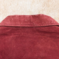 Red Suede Van Heusen Jacket Size M