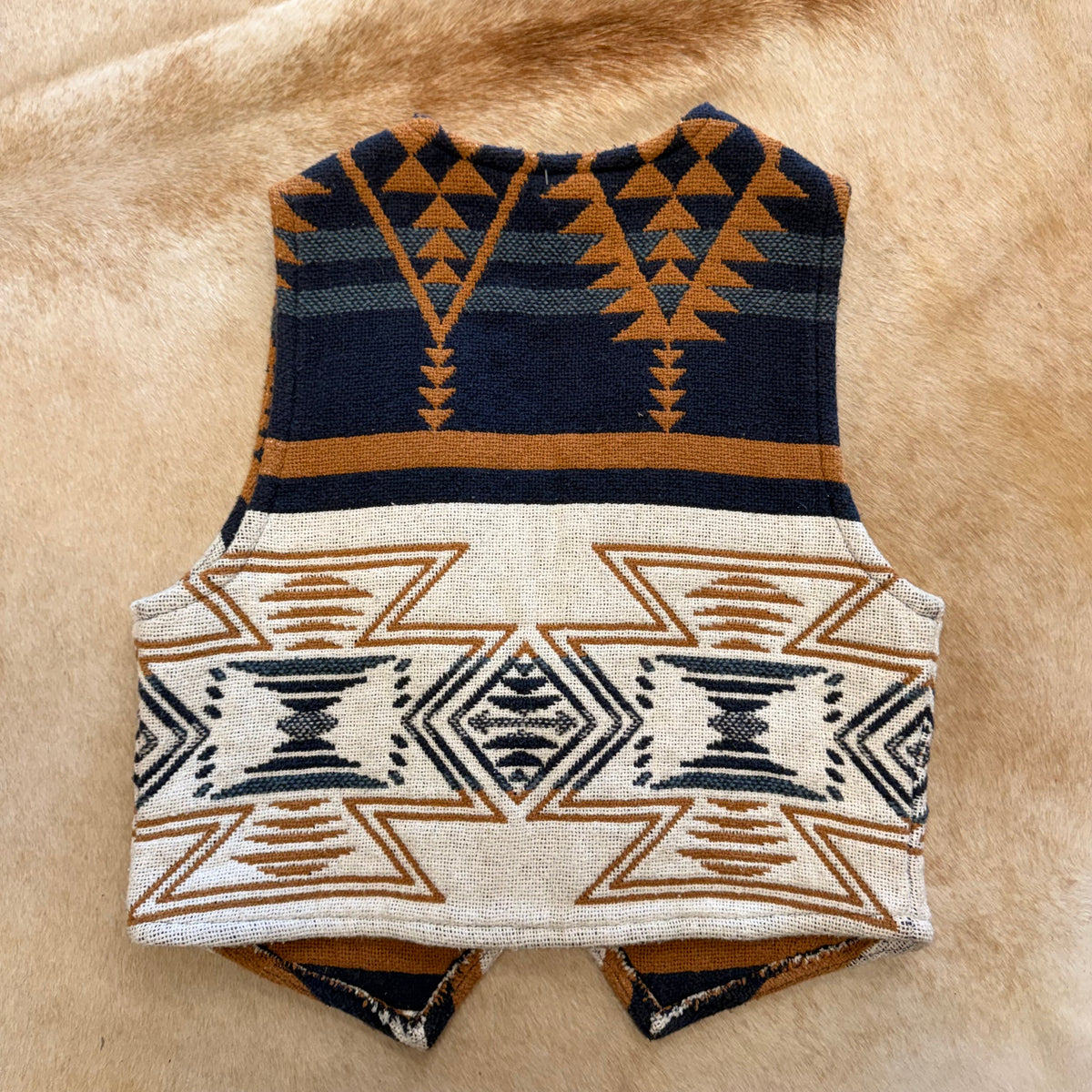 Vintage 1980s Truly Western Wear Southwestern Concho Vest Size M