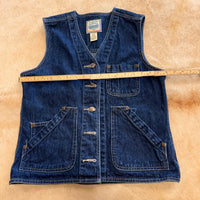 Vintage 1990s St. John's Bay Denim Vest Size S