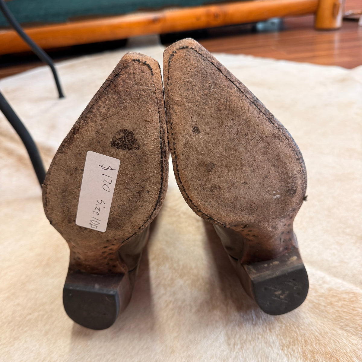 Red And Brown Tony Lama Cowboy Boots Size 10B
