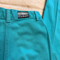 Rare Vintage 1980s Teal Rocky Mountain Button Chap Jeans Size 9