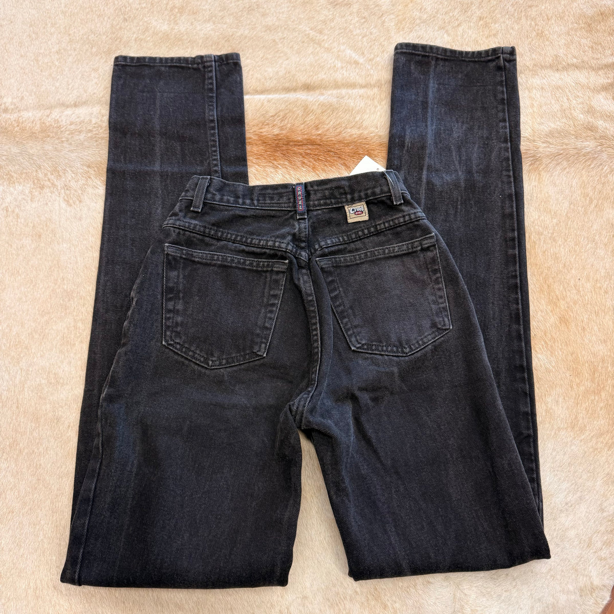 Vintage 1980s Black High Rise Cruel Girl Jeans Size 3