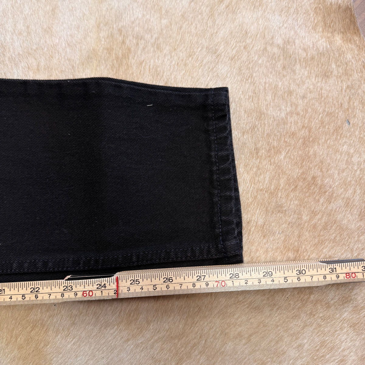Vintage 1990s High Rise Deadstock Black Levis Jeans Size 4