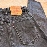 Vintage 1990s High Rise Black Levis Jeans Size 9