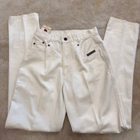 Vintage 1990s High Rise White Rocky Mountain Jeans Size 11