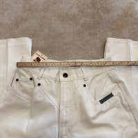 Vintage 1990s High Rise White Rocky Mountain Jeans Size 11