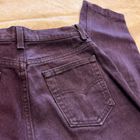 Vintage 1990s Dark Purple Levis Jeans Size 12