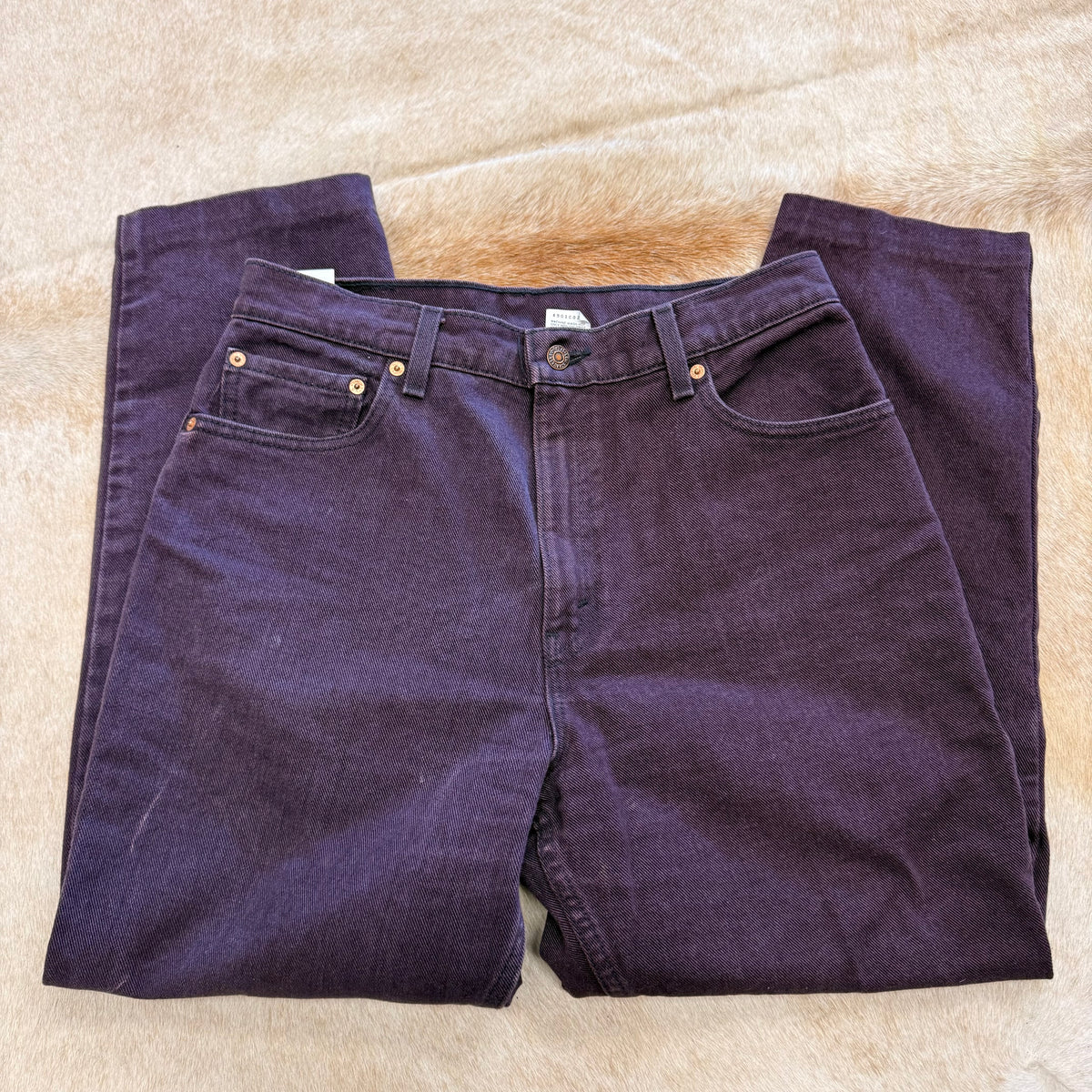 Vintage 1990s Dark Purple Levis Jeans Size 12
