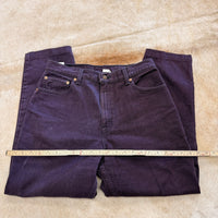 Vintage 1990s Dark Purple Levis Jeans Size 12