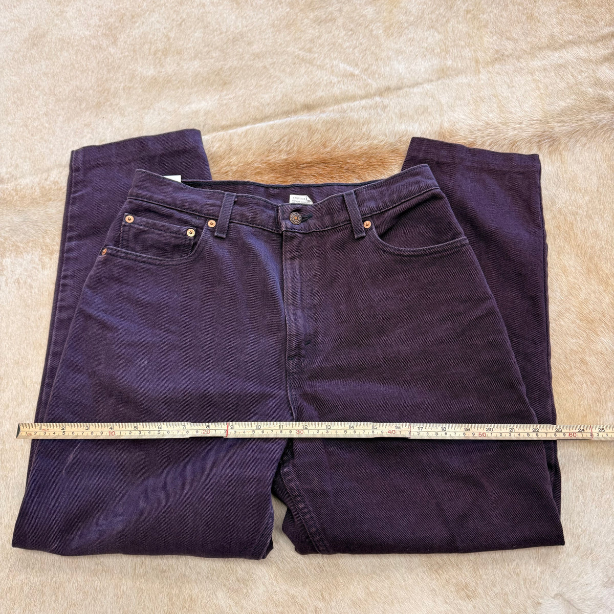 Vintage 1990s Dark Purple Levis Jeans Size 12