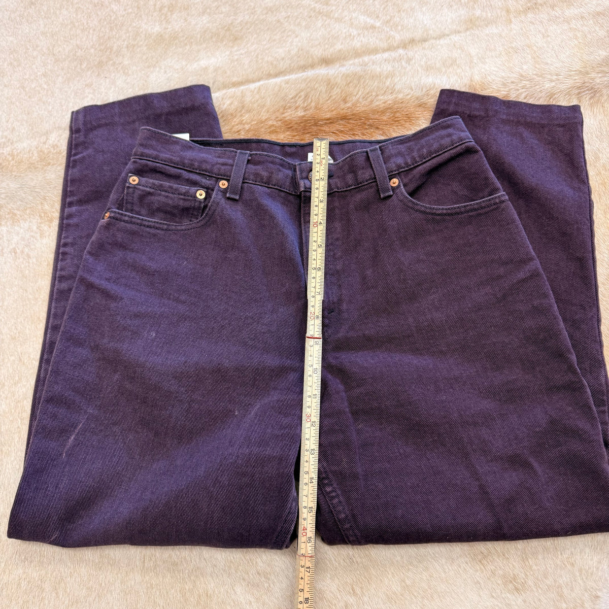 Vintage 1990s Dark Purple Levis Jeans Size 12