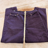 Vintage 1990s Dark Purple Levis Jeans Size 12