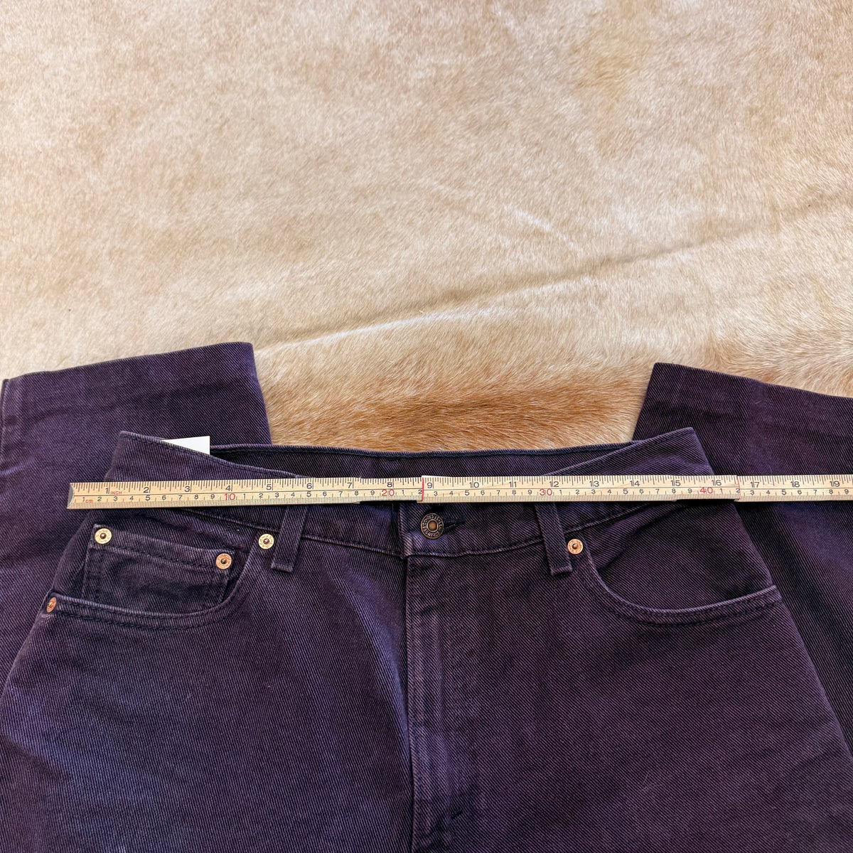 Vintage 1990s Dark Purple Levis Jeans Size 12