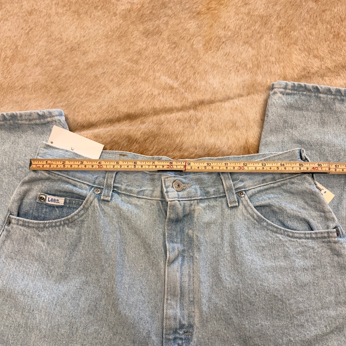 Deadstock Vintage 1990s Lee High Rise Jeans Size 16