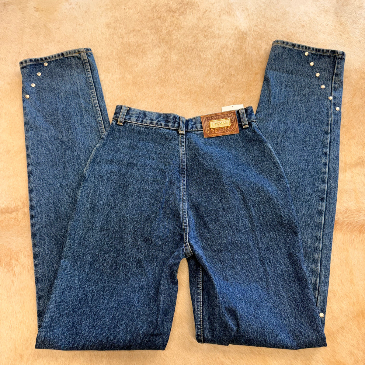 Vintage 1990s Lawman Studded Jeans Size 25